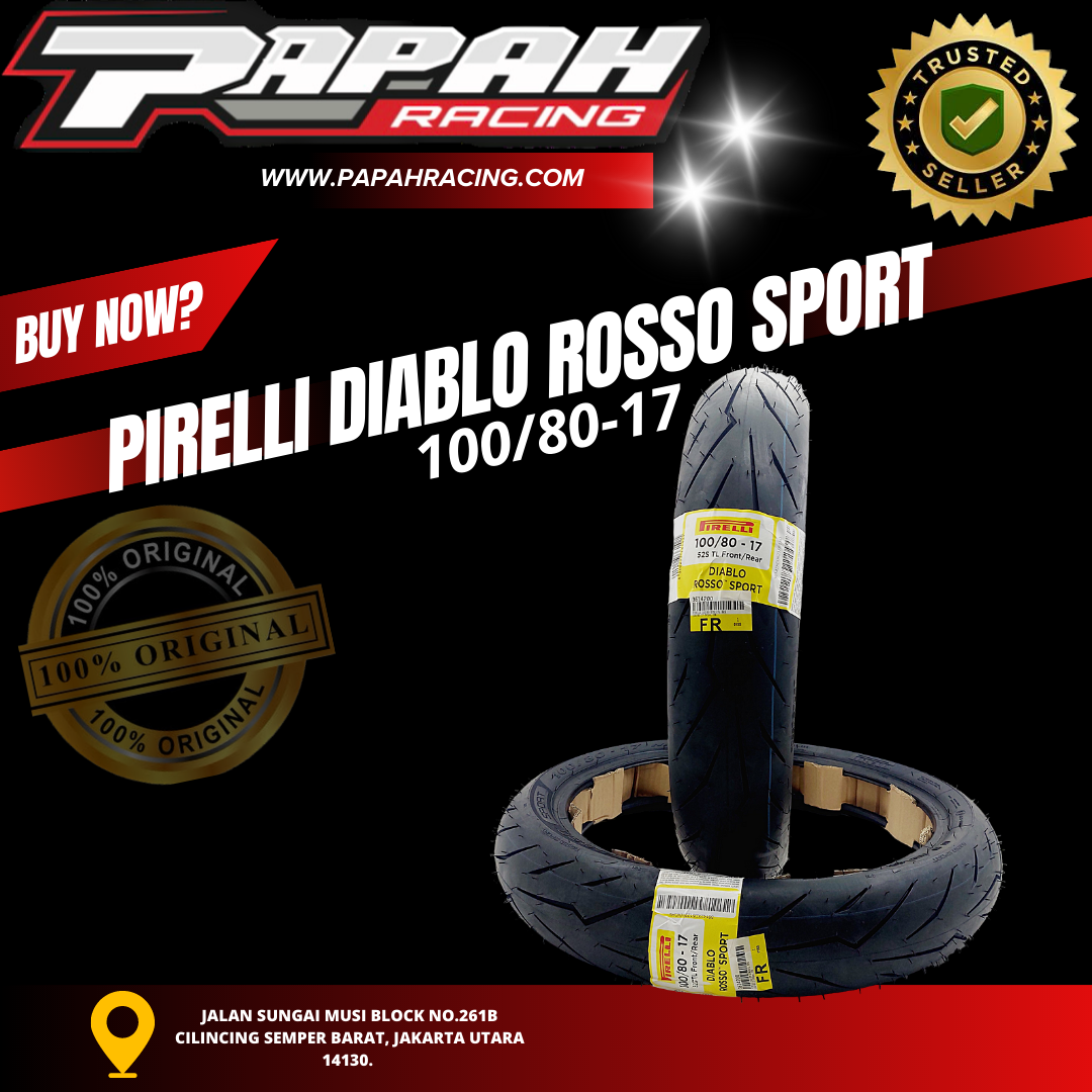 BAN PIRELLI DIABLO ROSSO SPORT 100/80-17